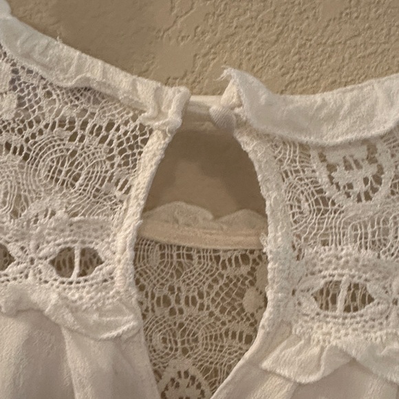 Lisa Robertson Elegant White Lace Women's Top - Picture 8 of 13